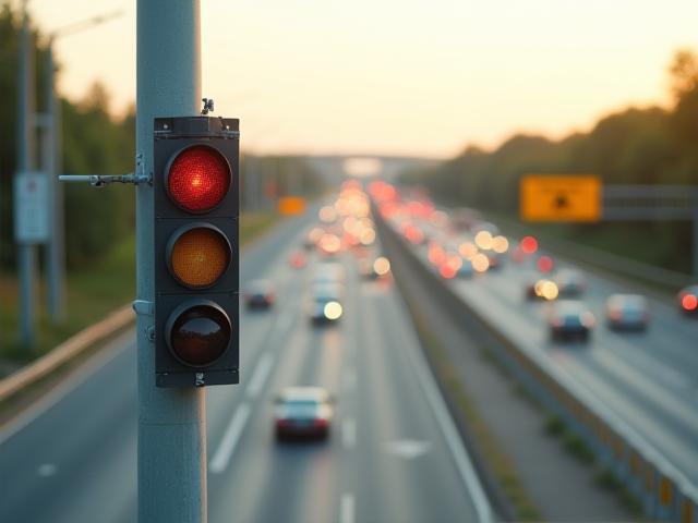 Sensorinstallation für Verkehrsmanagement